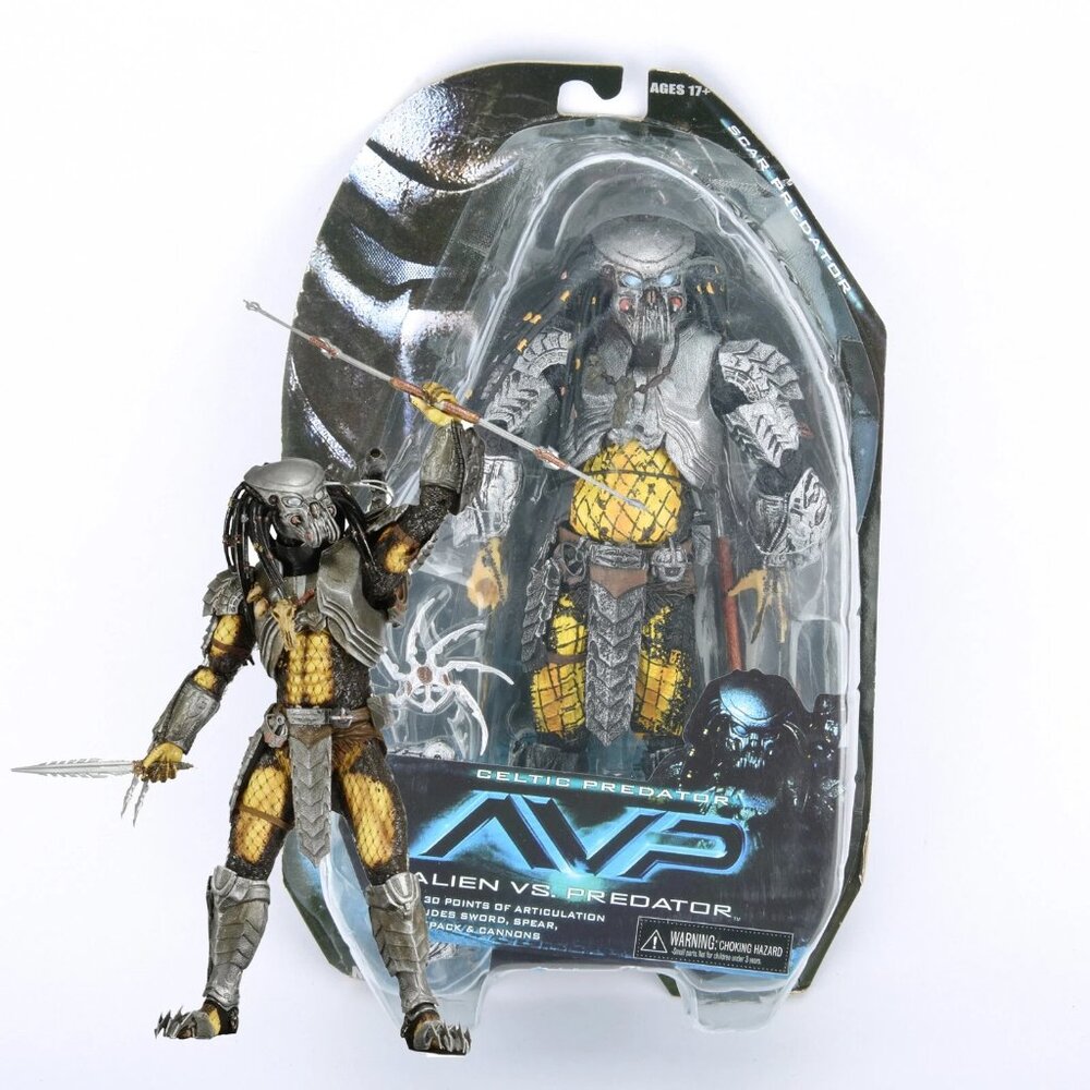 Predator Series 14 Alien Vs Predator Celtic Predator 8" Action Figure Gift Toys